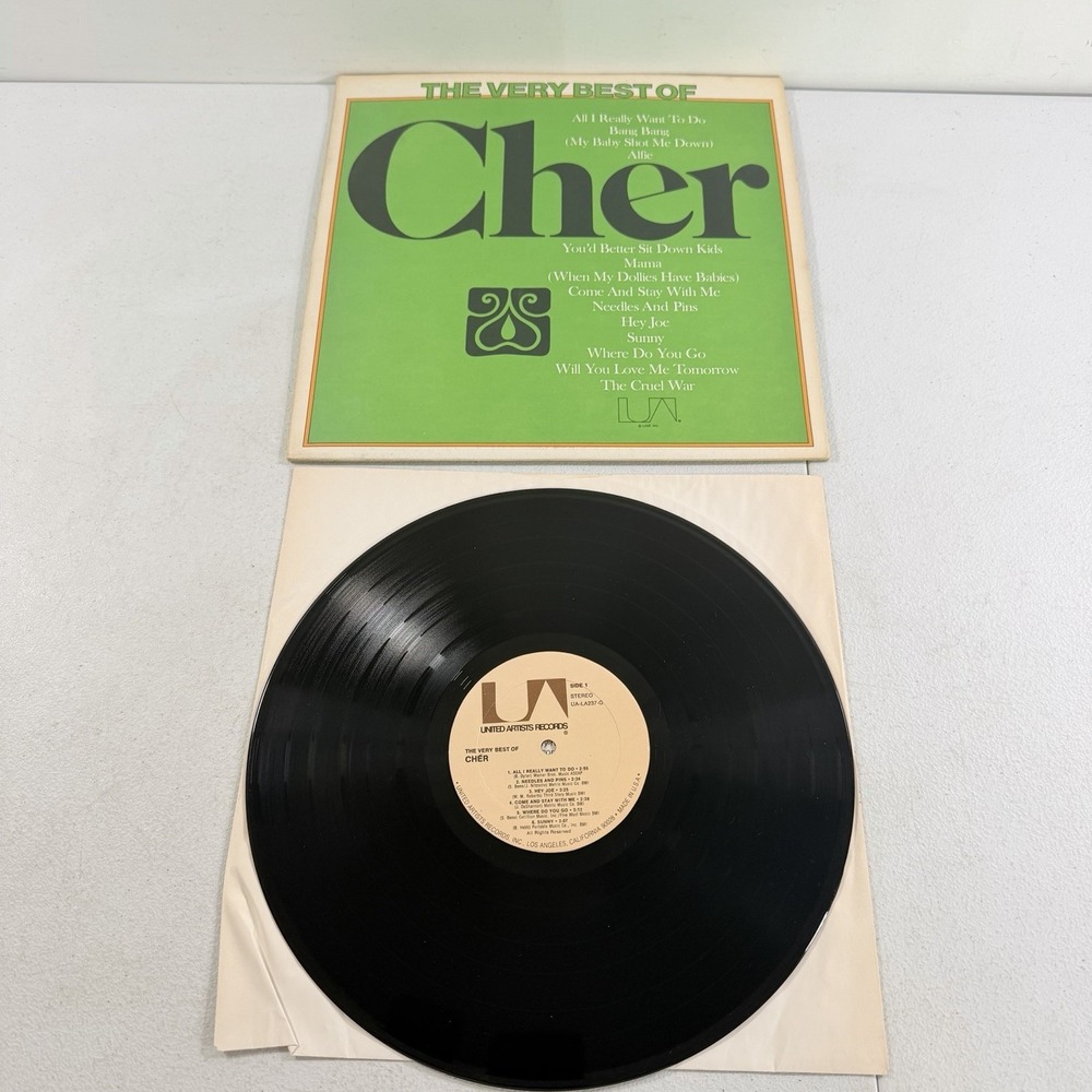 Cher – The Very Best Of Cher 1974 Vinyl LP Record Album United Artists EX